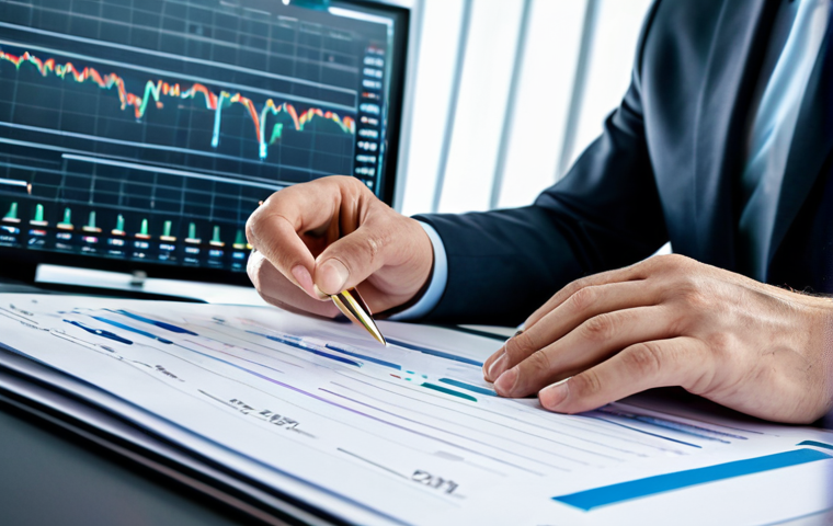 A professional market research analyst, fully clothed in a modest business suit, sitting at a sleek desk in a modern, well-lit office. The analyst is focused on large, interactive holographic data visualizations that display complex consumer behavior patterns and charts, reflecting deep understanding and innovative insights. The scene conveys a sense of intellectual precision and forward-thinking analysis. perfect anatomy, correct proportions, natural pose, well-formed hands, proper finger count, natural body proportions, professional, safe for work, appropriate content.