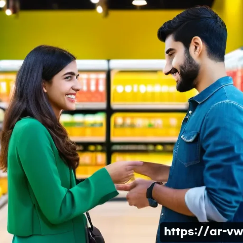 소비자 인식 변화에 따른 마케팅 조정 - **Prompt: The Conscious Consumer's Choice** "A vibrant and modern scene featuring a diverse grou...